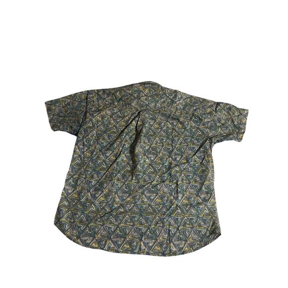 Vintage Chaps Geometric Print Shirt Retro Classic Sz XL - Picture 1 of 4
